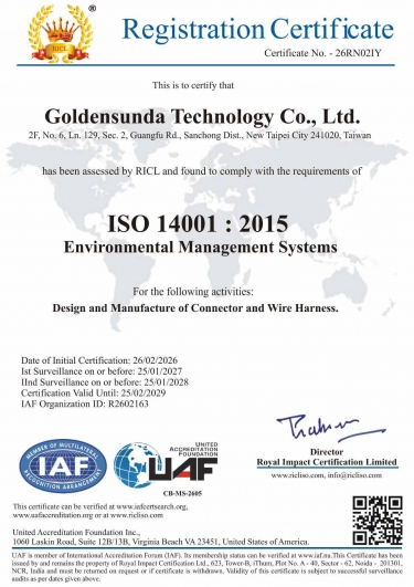 恭賀！本公司通過 ISO 14001 及 ISO 45001 定期稽核